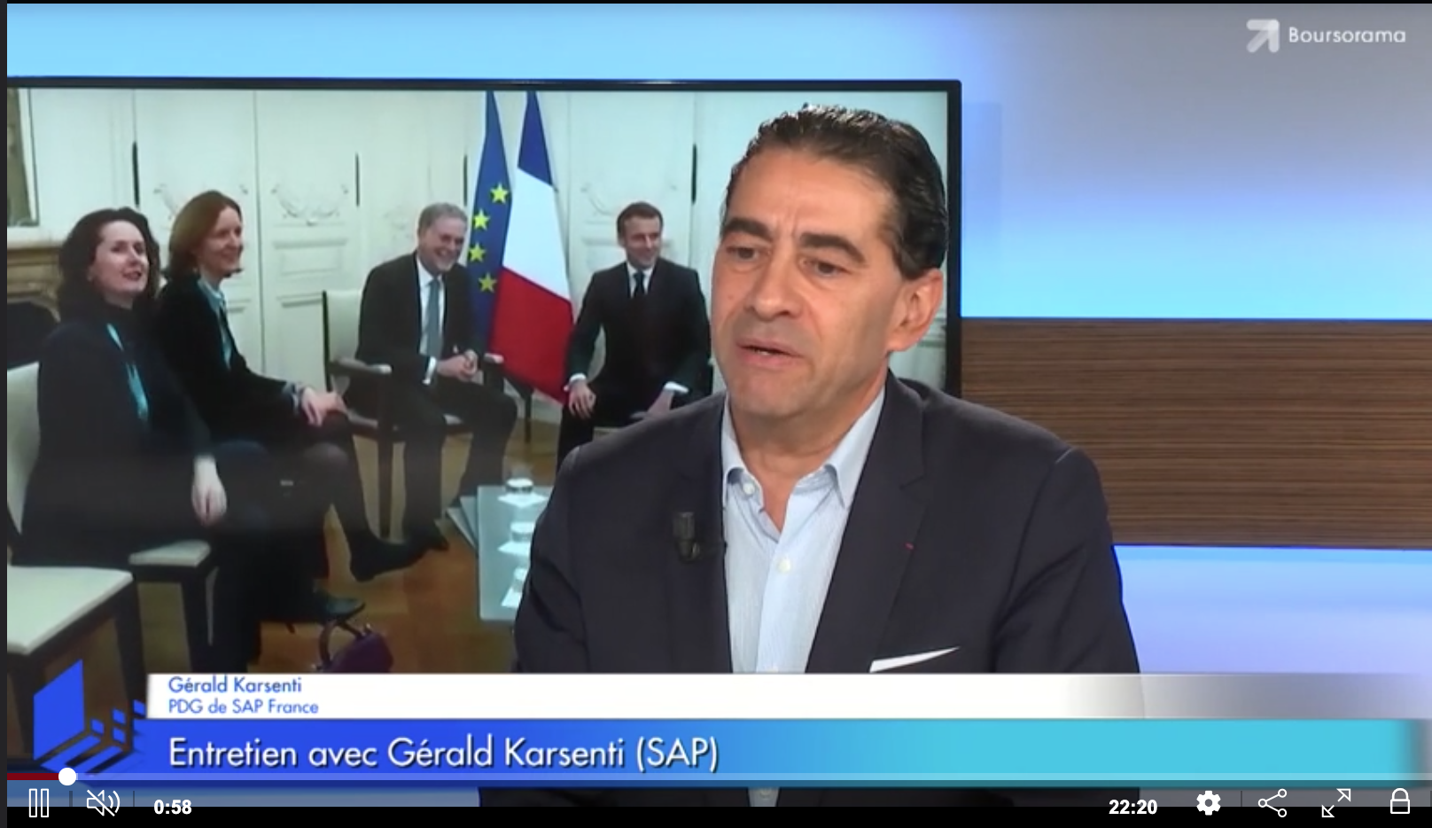 Gérald Karsenti (SAP France) : “SAP est la seule capable de rivaliser avec les américains !”